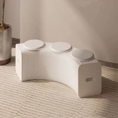 Accordion Folding Kraft Paper Stoo,Telescopic Sofa Chair for Easy Storage and Carrying