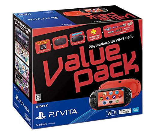 PlayStation Vita Value Pack Wi-Fi Model (Red Black)