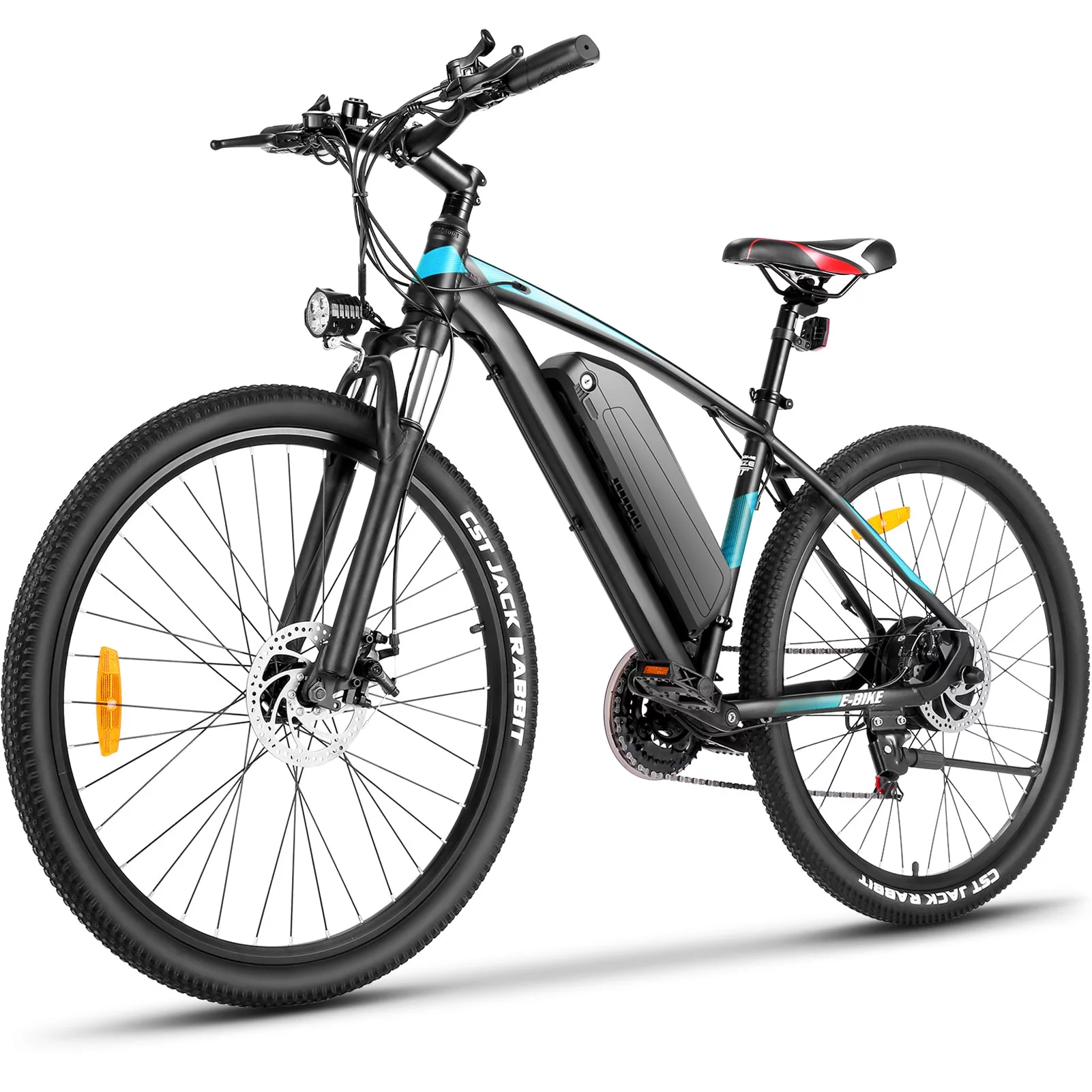 Gocio 27.5" Electric Bike for Adults 500W Ebike 19MPH Adult Electric Bicycles Electric Commuter Bike with 48V 10.4AH Removable Battery Shimano 21