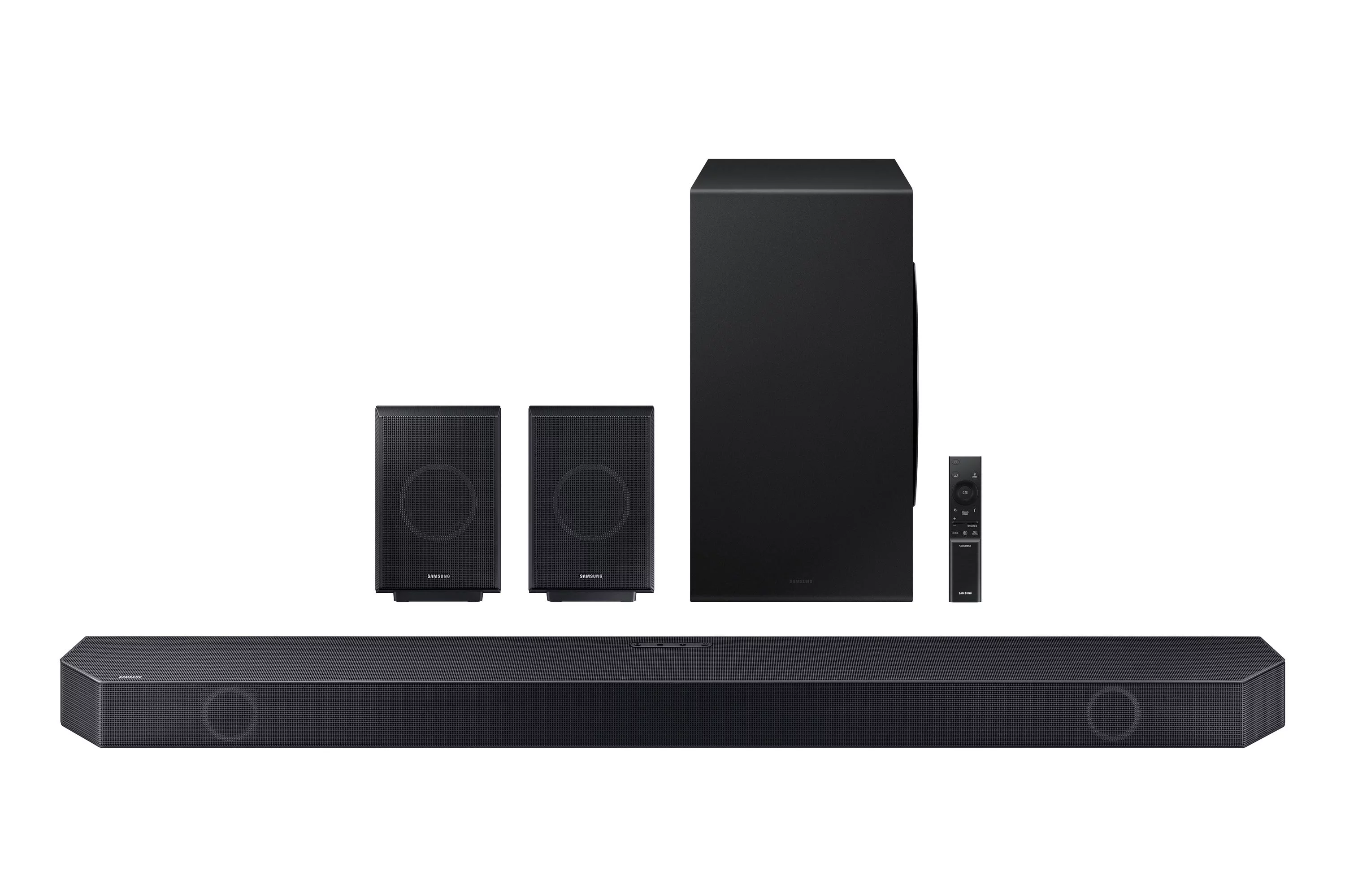 SAMSUNG Q-Series 11.1.4ch Wireless Dolby Atmos Soundbar + Rear Speakers w/ Q-Symphony HW-Q990C/ZA