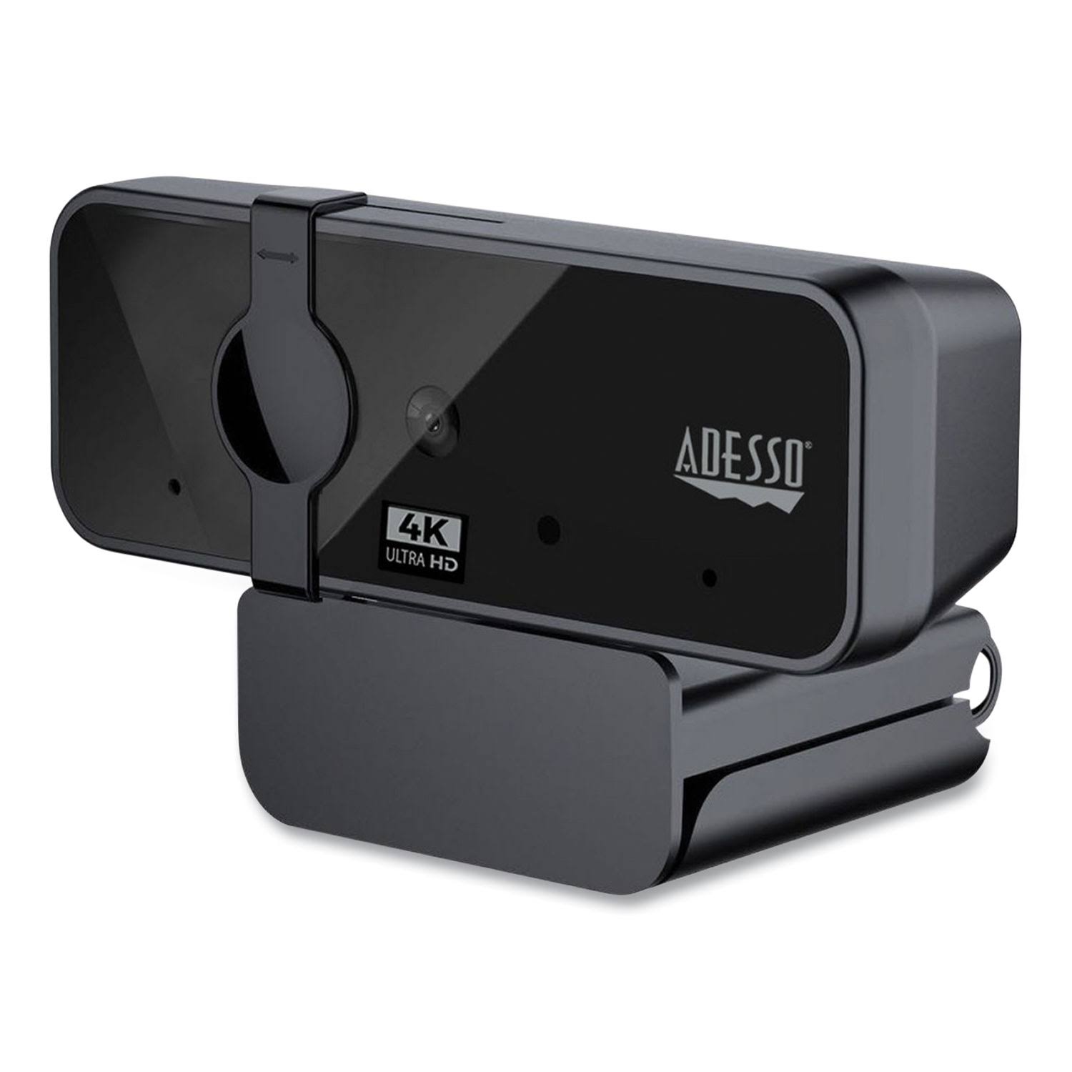 Adesso Cybertrack H6 4K Ultra HD USB Webcam with Microphone u0026 Shutter