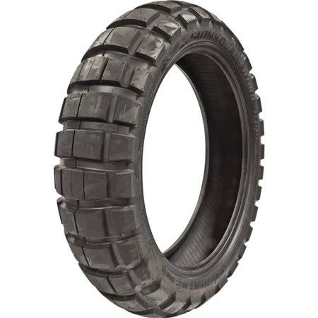 130/80-17 Shinko E-805 Crossfly Dual Sport Rear Tire, Black