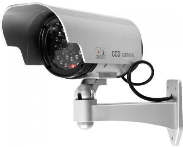 Trademark Home 72-HH659 Security Camera Decoy with Blinking LED and A