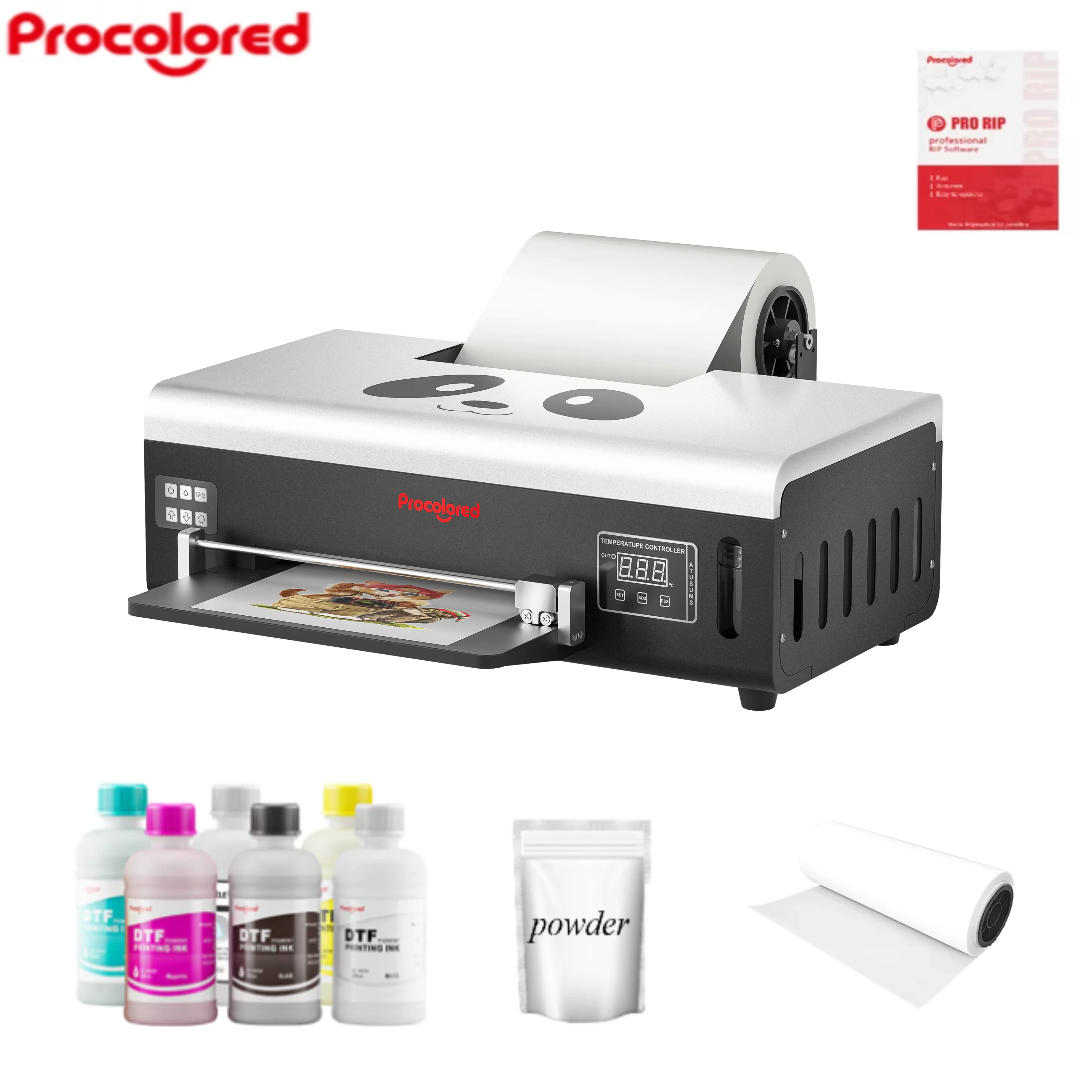 Procolored A4 DTF Transfer Printer L800 Direct to Film Clothing Printing with Roll Feeder - Radiant Selections
