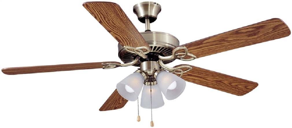 Boston Harbor Cf-78042 Fan Ceil Dualmt w/3 LT KT 52in