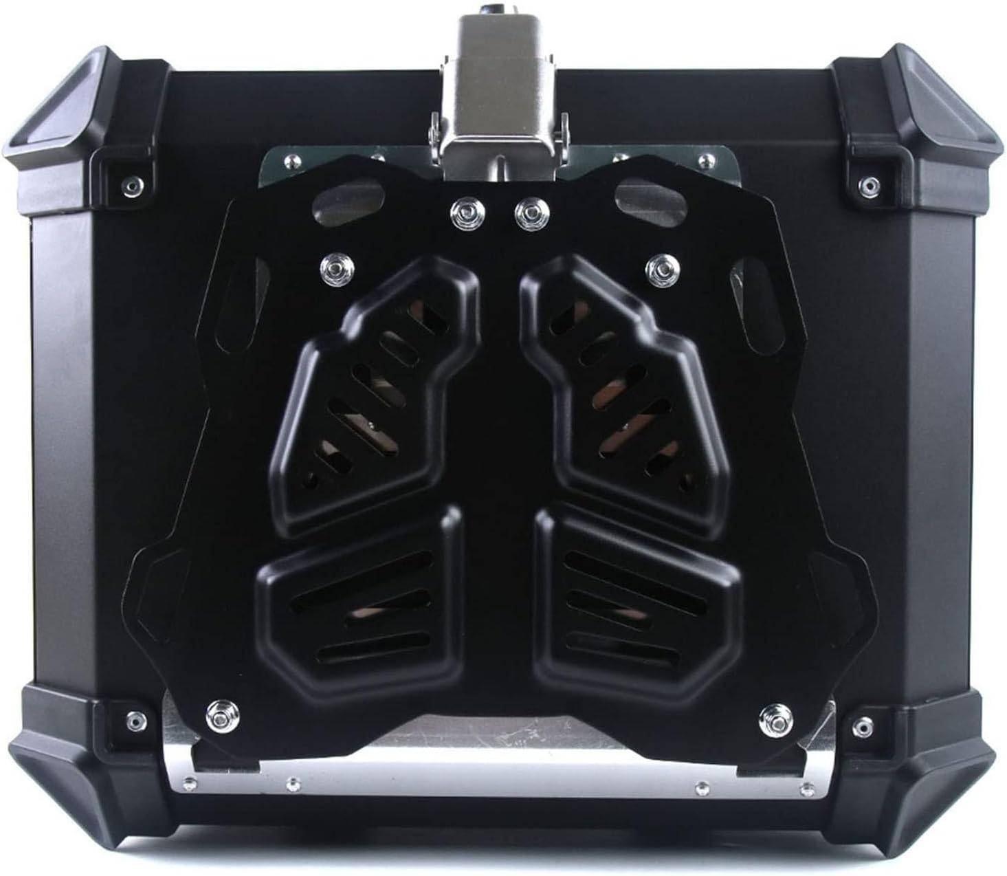 Motorbike Tail Box 28-100L Top Box for Bike Aluminum Top Case Motorcycle Trunk Can Store Helmet with Security Lock and Base Plate