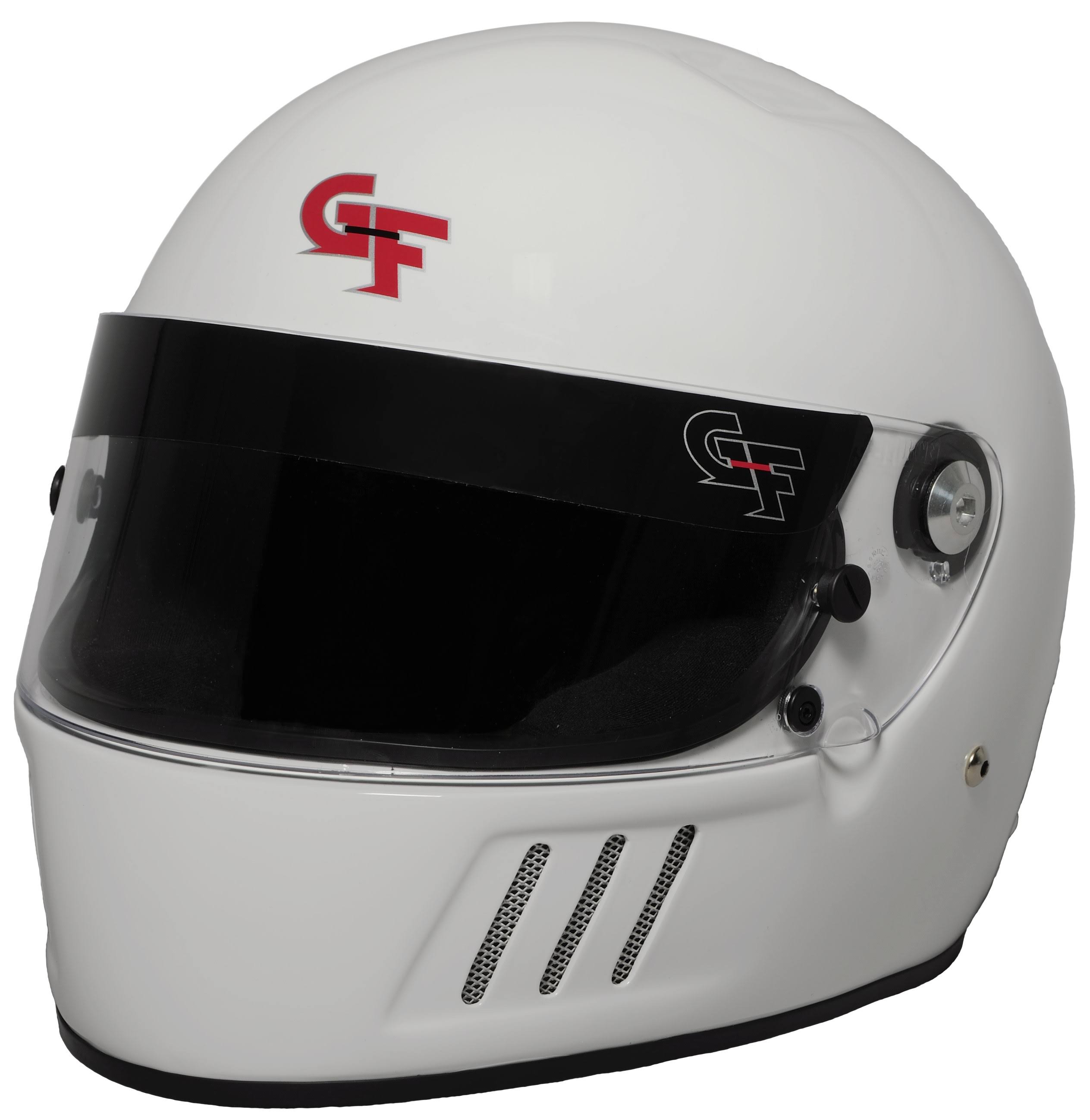 G-Force 3123MEDWH GF3 Full Face Helmet White - Medium