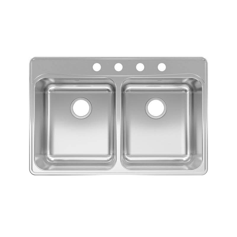 FCDLA3322-8-4CBN Double Stainless Steel Sink