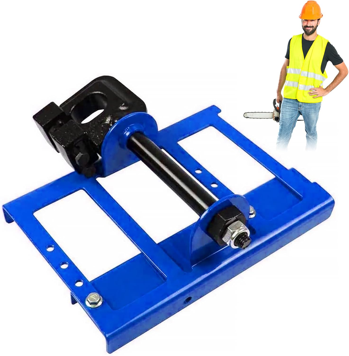 HVUE Upgraded Vertical Chainsaw Mill Lumber Cutting Guide Saw Steel Timber Chainsaw Attachment Cut Guided Mill Wood for Woodworkers