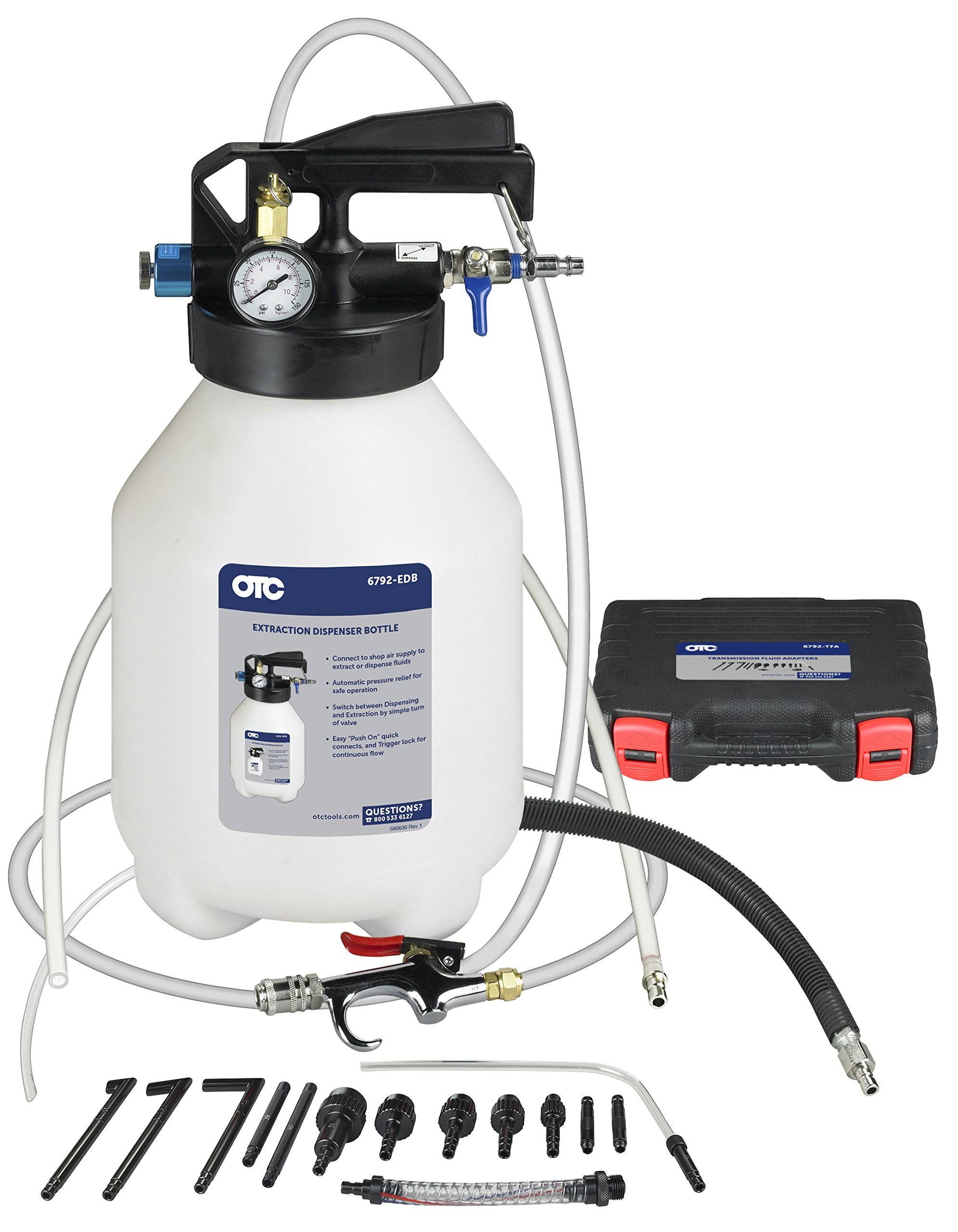 OTC Tools 6792 Transmission Fluid Fill Extract Kit with Adapters - Avayadevconnect