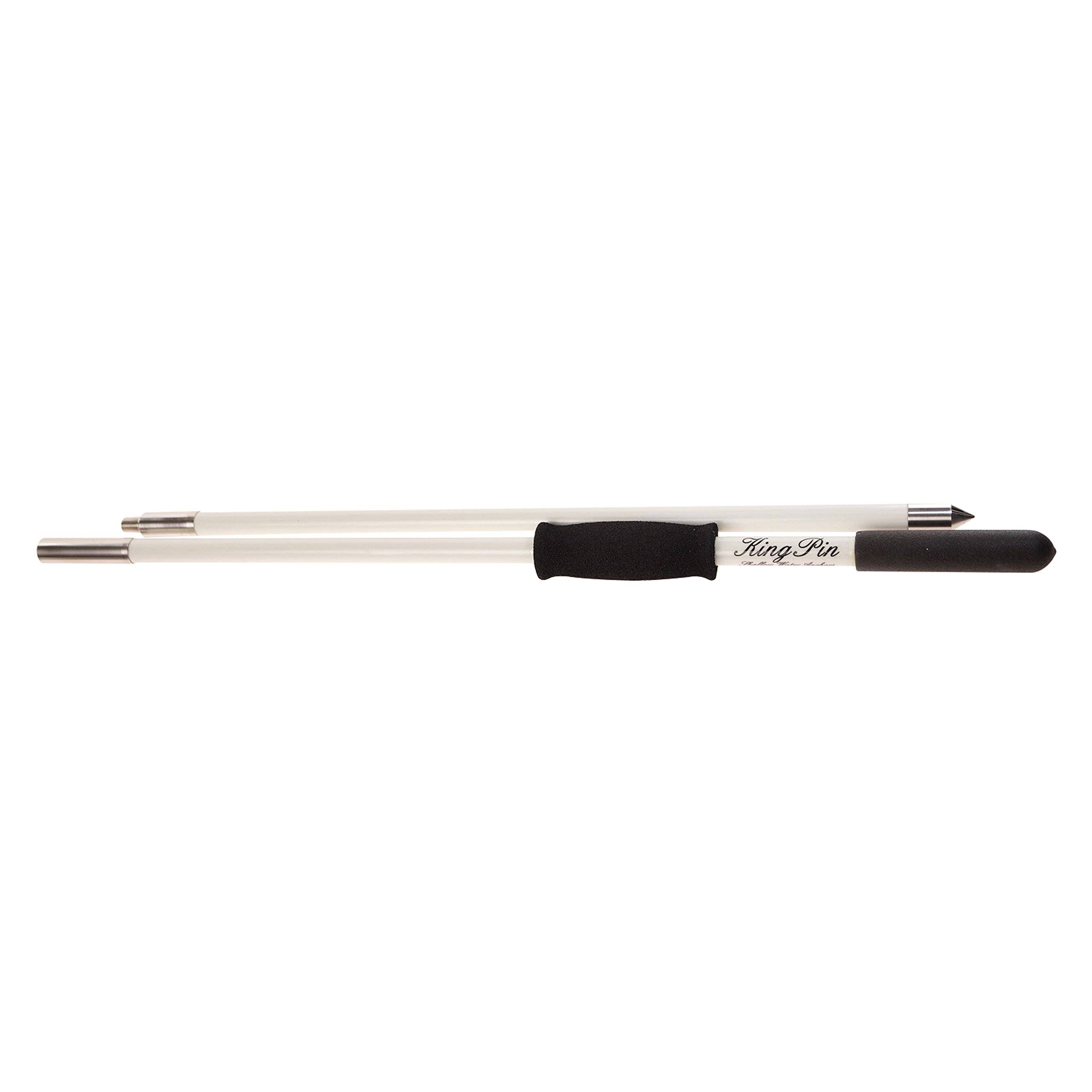 Panther 12 ft King Pin Anchor Pole - 2-Piece - White