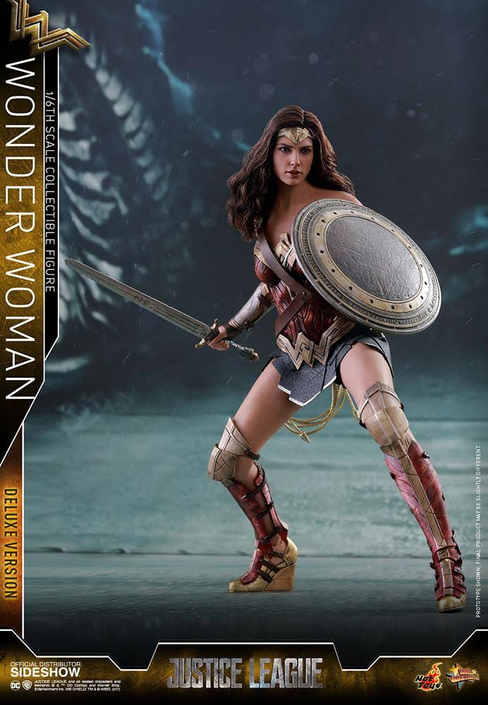 Hot Toys Justice League Wonder Woman Movie Masterpiece 1/6 Scale Figure (Deluxe Version)
