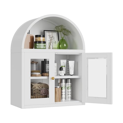 Tall Kitchen Pantry Cabinet, Metal Display Storage Cabinets with 4 Doors/2 Drawers for Kitchen Home Office Living Room, Assembly Required
