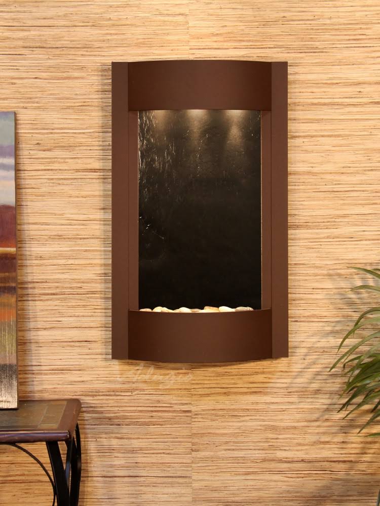 Adagio SWA3711 Serene Waters Woodland Brown Black Featherstone Wall Fountain - Avayadevconnect
