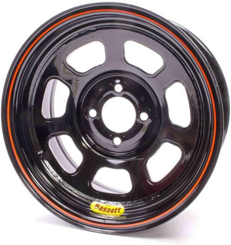 Bassett D-Hole Lightweight 14x7 in 4x100 mm Black Wheel Rim P/N 47SH4