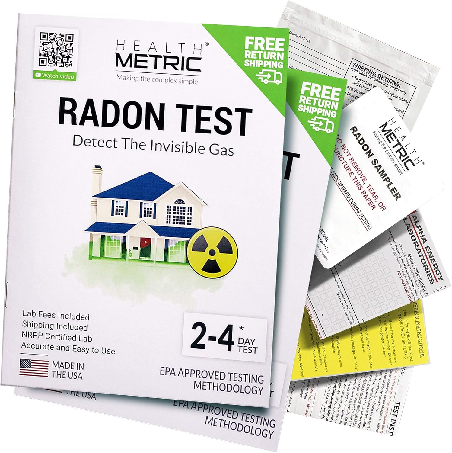 Radon Test Kit for Home