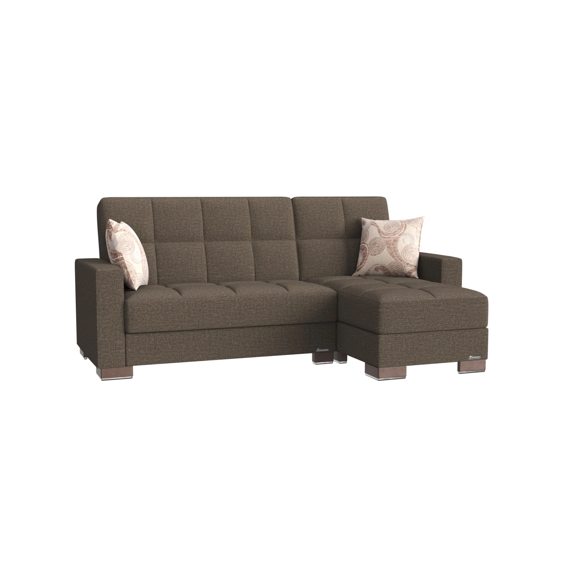 ARMADA LOUNGE SECTIONAL SECTIONAL (L+C) 12 BROWN