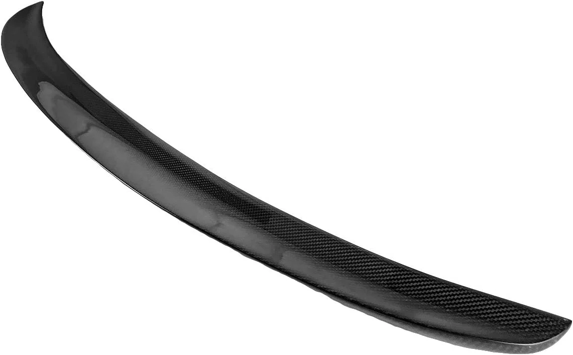 Cobra-Tek Real Carbon Fiber Rear Spoiler Compatible with 2017 - 2021 BMW 5 Series G30 - Gloss Black - Grade A quality - ABS Plastic - 3M Tape