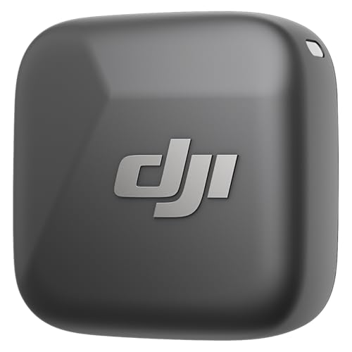 DJI Mic Mini (2 TX + 1 RX + Charging Case), Wireless Microphone for iPhone/Camera/Android, Ultralight, Detail-Rich Audio, 48h Use, Noise Cancelling