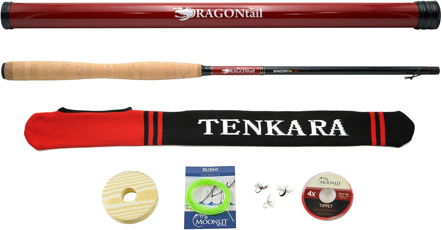 DRAGONtail Shadowfire 365 12' Tenkara Fly Fishing Rod