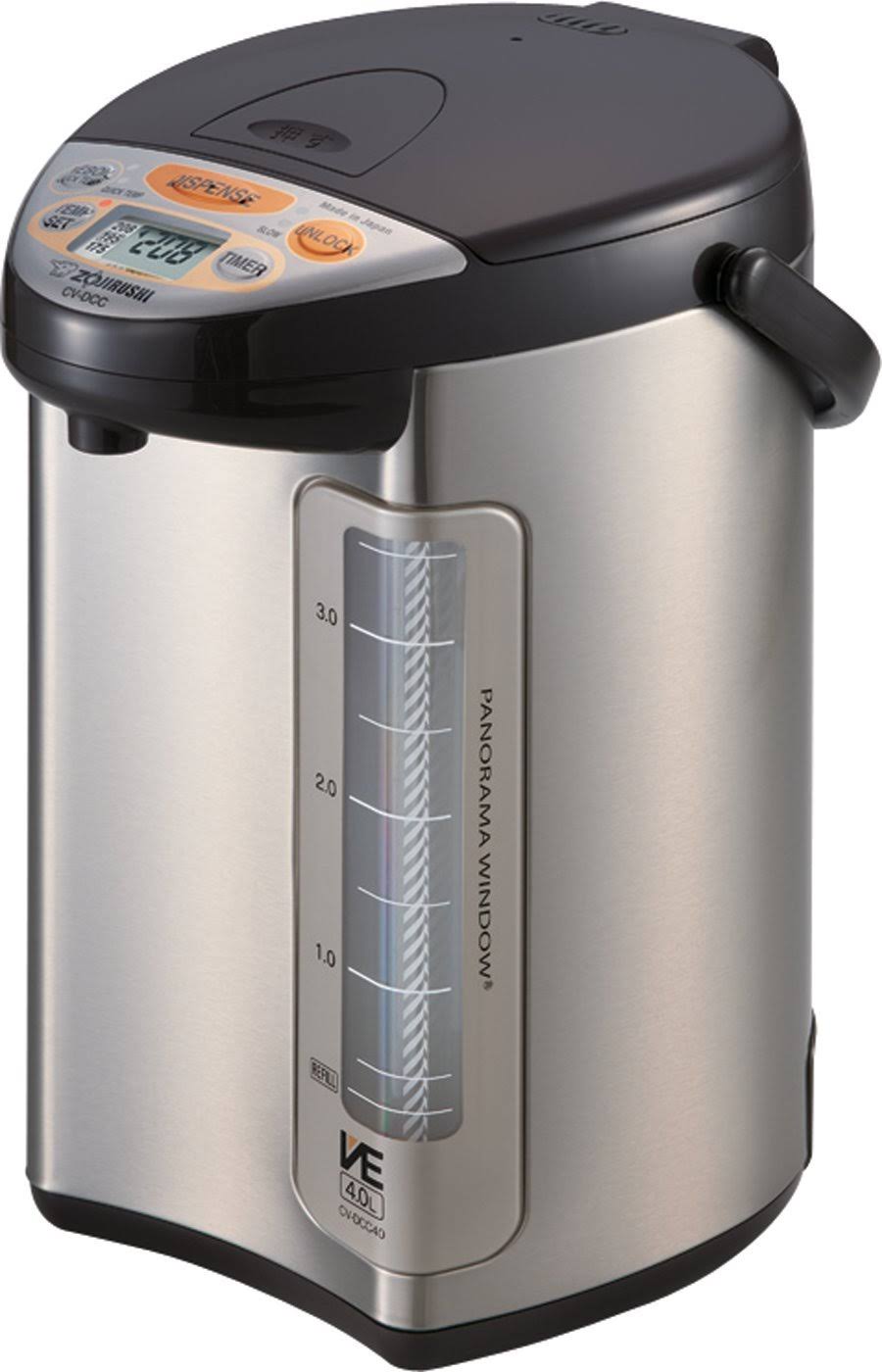 Zojirushi America Corporation CV-DCC40XT VE Hybrid Water Boiler and Warmer, 4-Liter, Stainless Dark