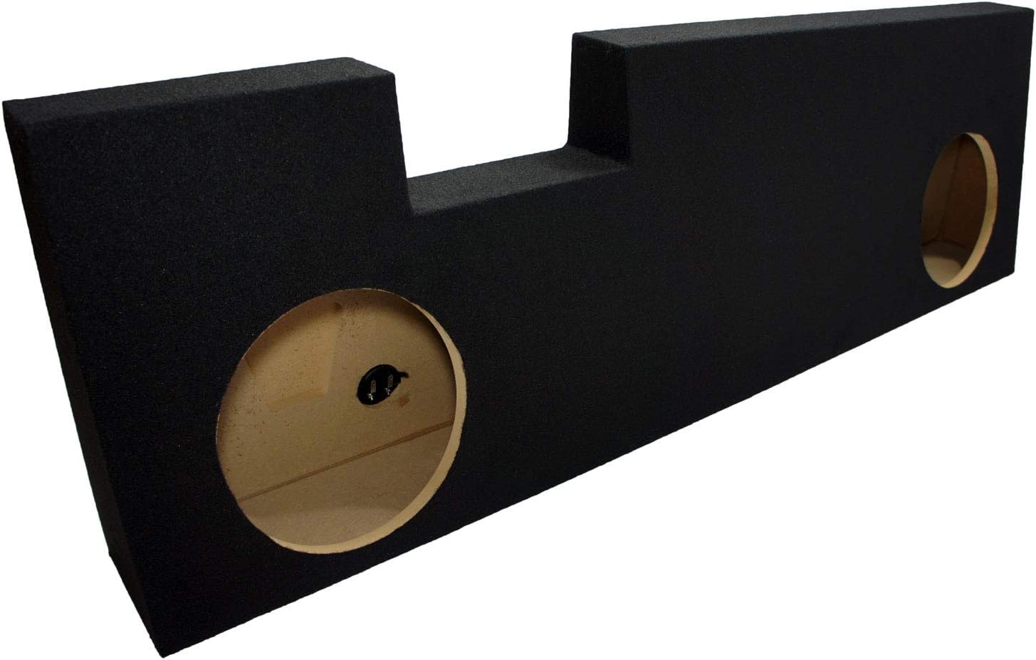 Compatible with Ford F250 or F350 Super Crew Cab Truck 2001-2014 Dual 10" Subwoofer Sub Box Speaker Enclosure
