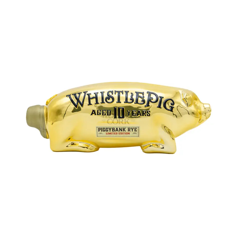 WhistlePig Limited Edition 10 Years Aged Piggybank Rye Gold Edition - Nestor Liquor