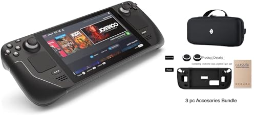Valve Steam Deck 1TB Upgraded Handheld Gaming Console with Carring case