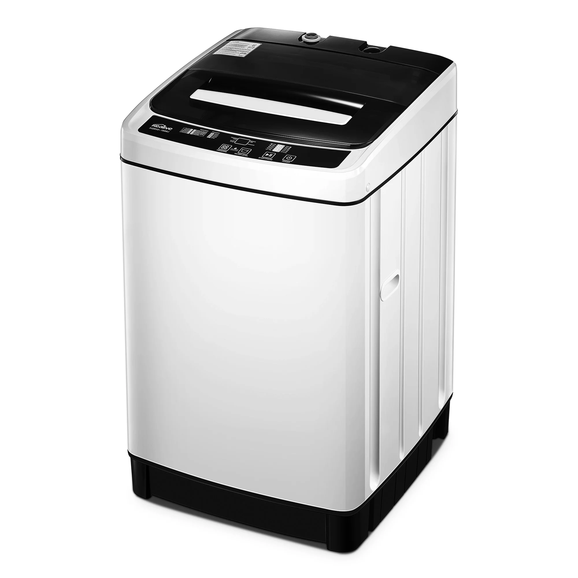 Portable Washing Machine 1.5 Cu.Ft, Compact Washer with 11lbs Capacity, 8 Wash Programs Laundry Washer with Drain Pump