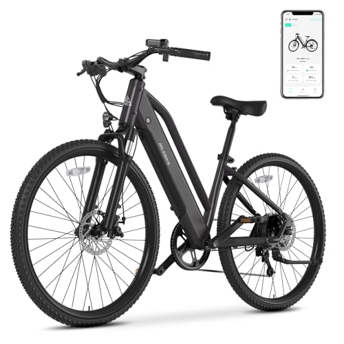 Electric Bike for Adults,Electric Bicycle 23MPH,26" Tire,Peak 500W Motor,Range 40 Miles,7-Speed,Commuter Electric Bike with 360Wh Removable Battery