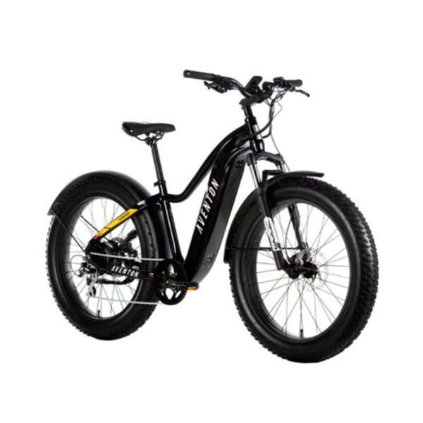 AVENTON - AVENTURE STEP-OVER EBIKE W/ 45 MILE MAX OPERATING RANGE AND 28 MPH MAX SPEED - LARGE - CAMOUFLAGE GREEN