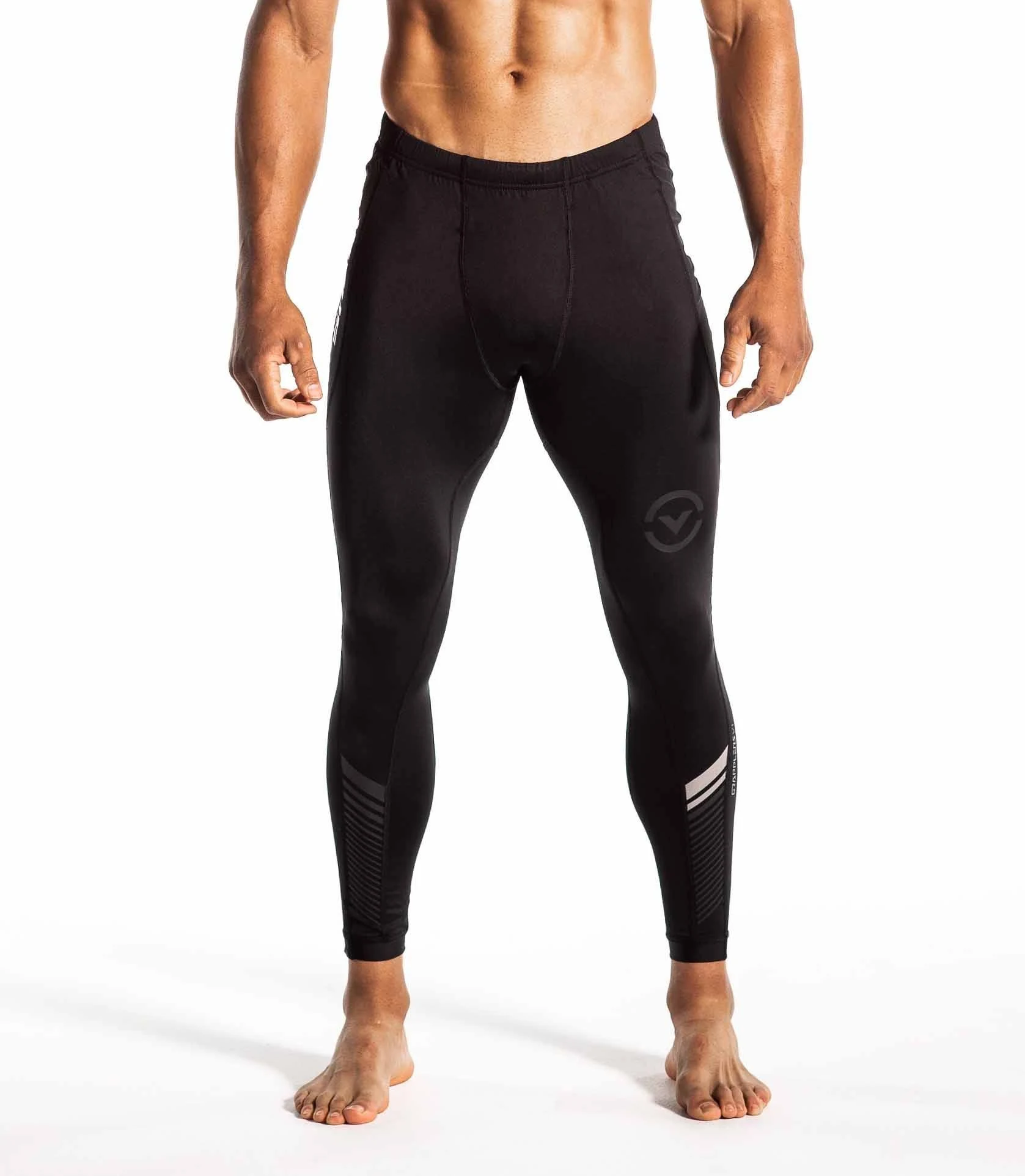 Grappling Compression Spats M / Black/Silver