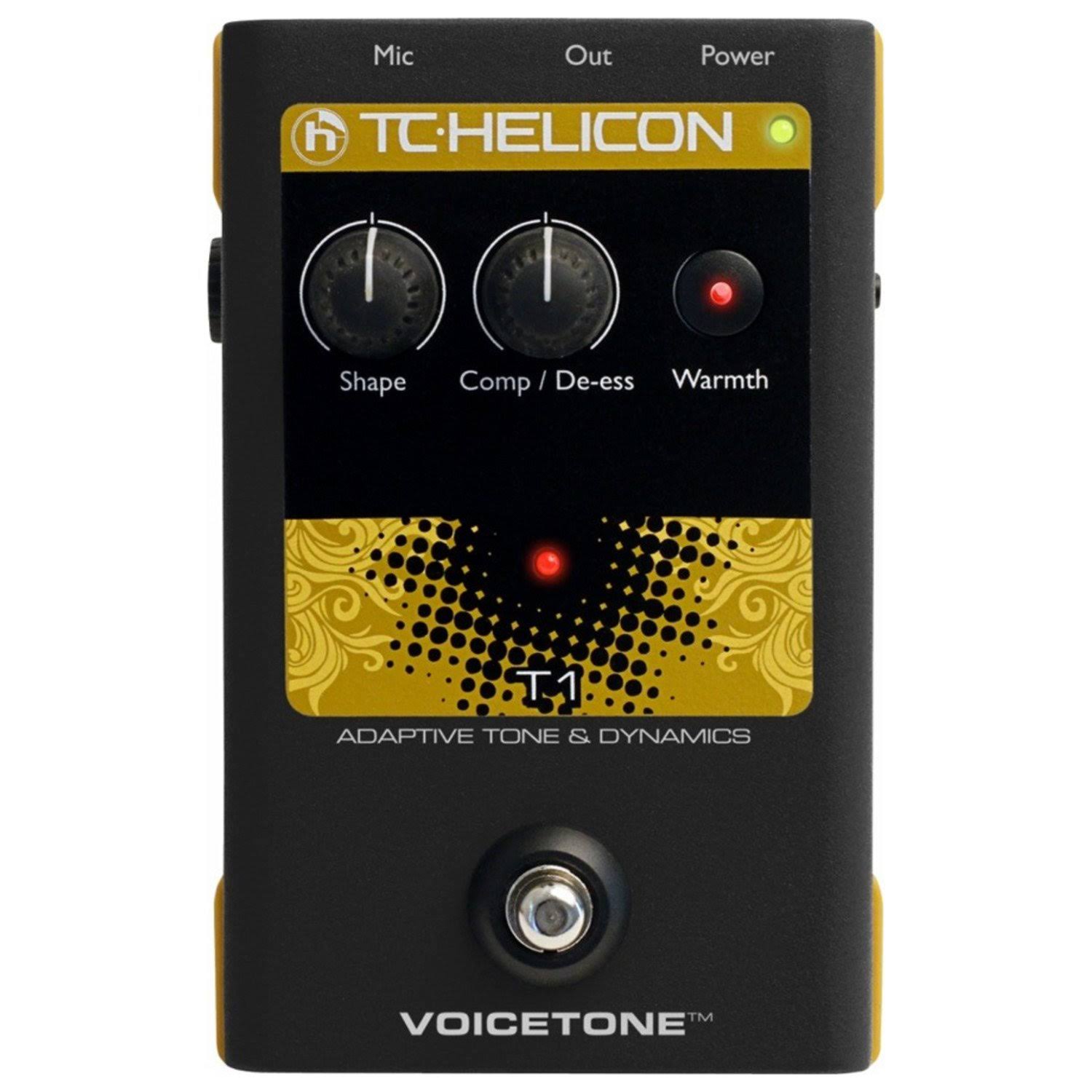 TC Helicon Singles VoiceTone T1 Vocal Effects Processor