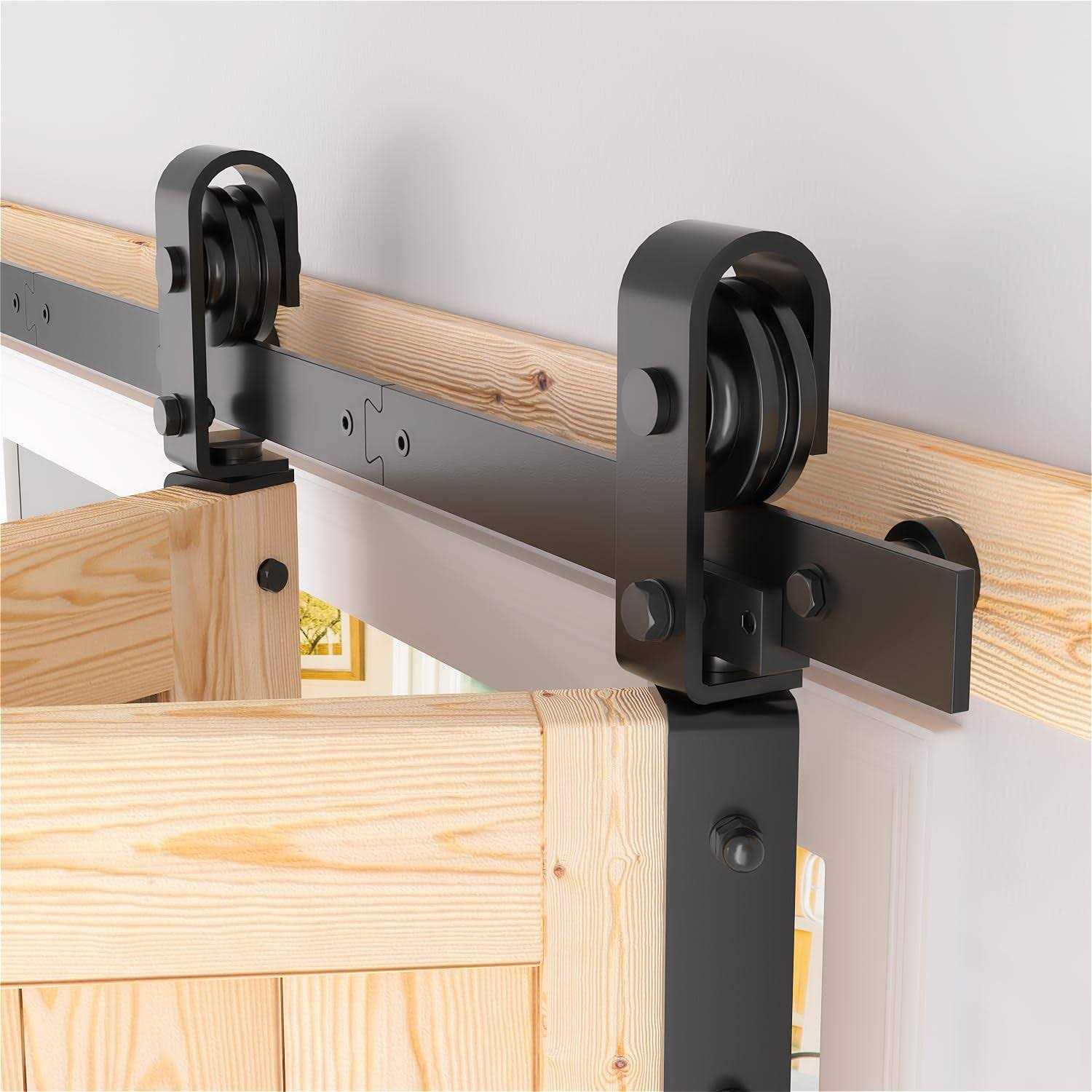 SANKEYTEW Bifold Barn Door Hardware Kit Fit Bifold Doors - Shop Hardware Tools Online Store