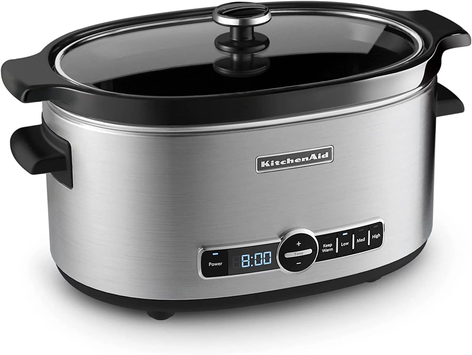 QINBI KSC6223SS 6-Qt. Slow Cooker with Standard Lid - Stainless Steel - Curated Treasures Market
