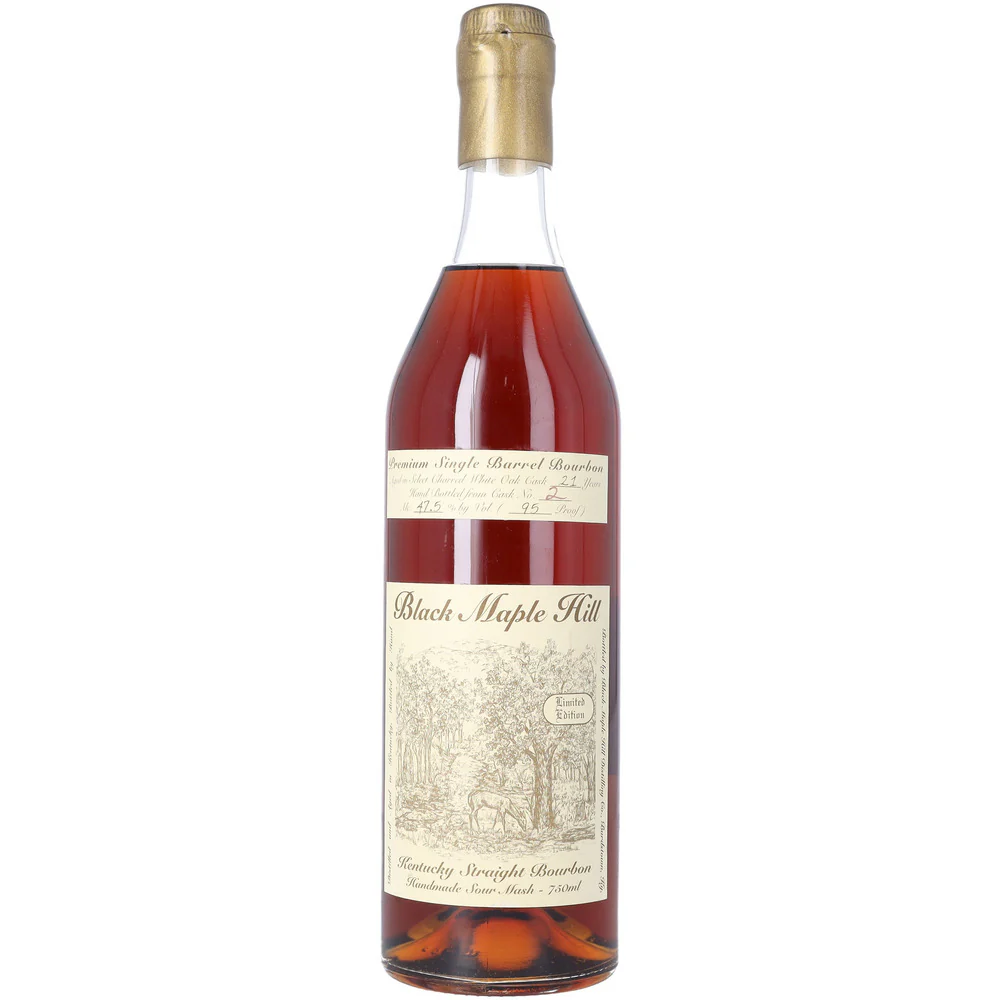 Black Maple Hill Single Barrel Bourbon 21 Year Old Gold Wax - Nestor Liquor