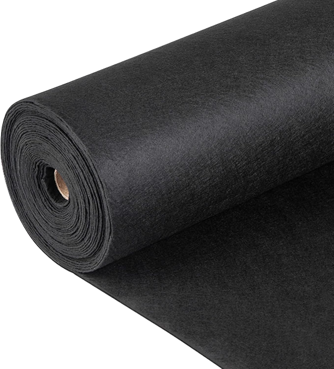 VEVOR Garden Weed Barrier Fabric, 8OZ Heavy Duty Geotextile Landscape Fabric, 6ft x 50ft Non-Woven Weed Block Gardening Mat for Ground Cover