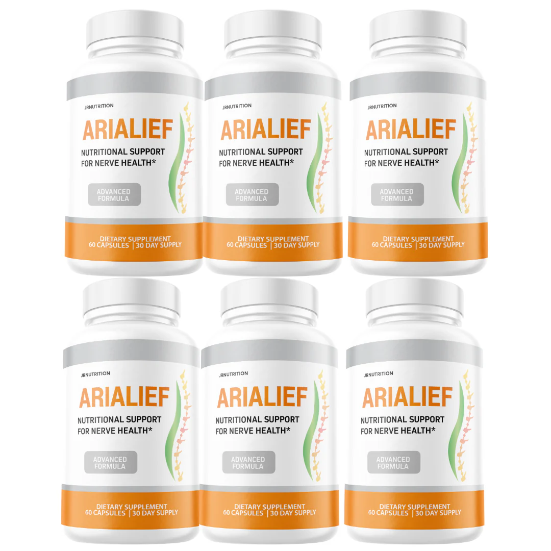 Arialief Support for Nerve Health Arialief Relief - 6 Bottles - Kansas Nuitrition - HNZSDS
