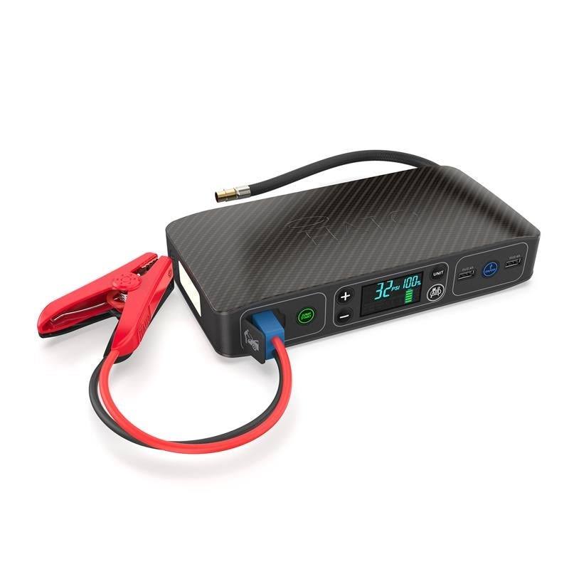 Halo Bolt Air Car Jumpstarter u0026 Air Compressor ,Black Graphite 111625