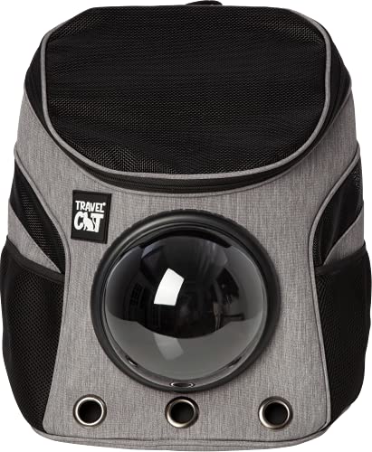 Fat Cat Backpack Carrier - Airline Approved Cat Carrier with Space Capsule Bubble for for Small Cats, Kitten