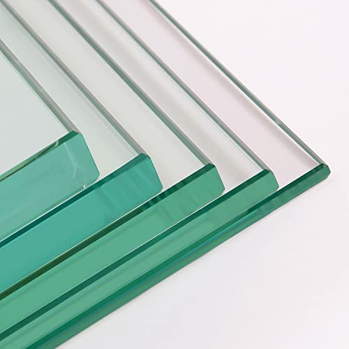 Fab Glass and Mirror 36x72RECT6THFLTE-T Rectangle Glass Table Top, 36 in x 72 in, Clear