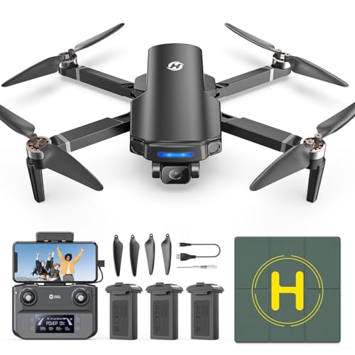 Holy Stone HS600D 3 Axis Brushless Gimbal GPS Drones With Camera For Adults 4K, FPV Drone, 8K Image, 4K/30FPS Video, 48MP Photo, 80 Min Flight