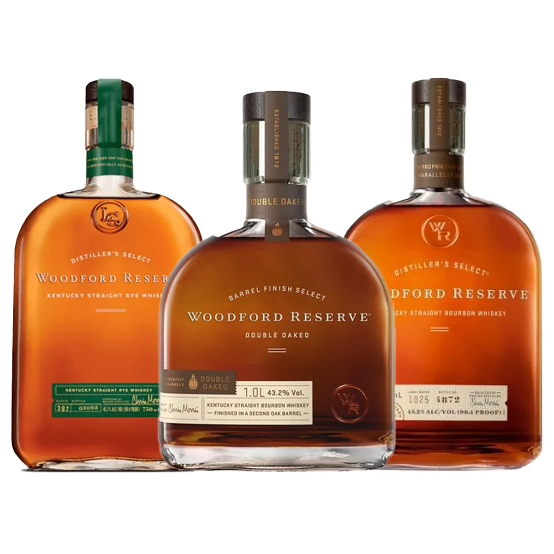 Woodford Reserve + Woodford Reserve Rye + Woodford Reserve Double Oaked Special - Nestor Liquor