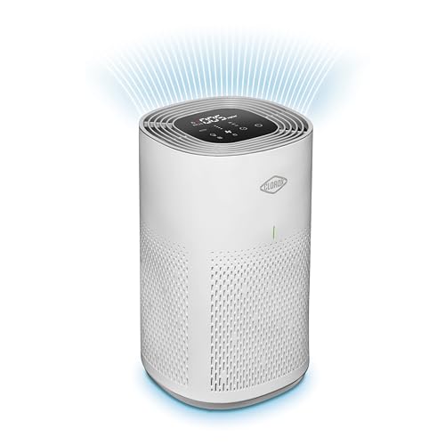 Clorox Air Purifiers for Home, True HEPA Filter, XL Rooms up to 2,220 sq ft, Removes 99.9% of Mold, Viruses, Wildfire Smoke, Allergens, Pet Allergies