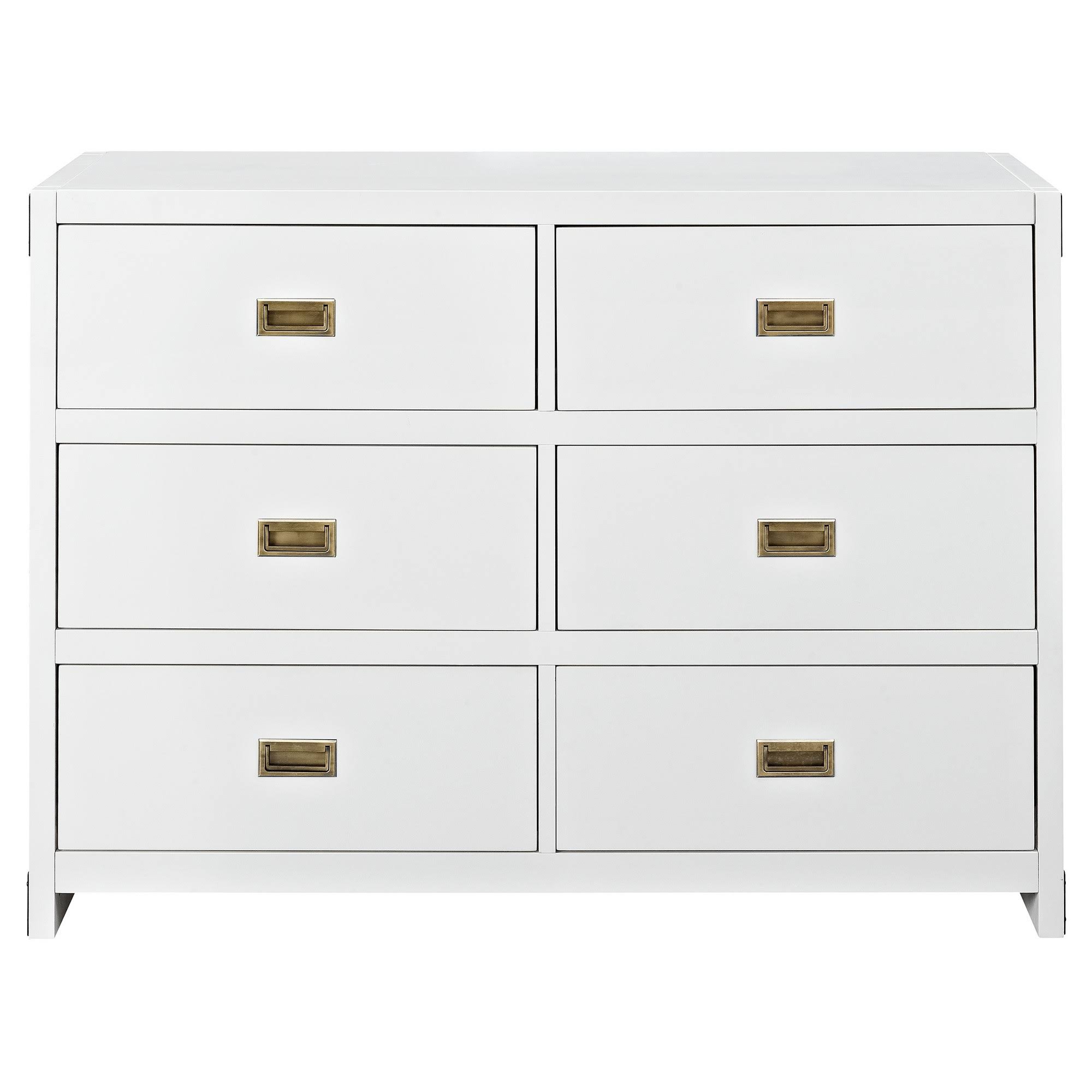 Baby Relax Miles Campaign Dresser - White