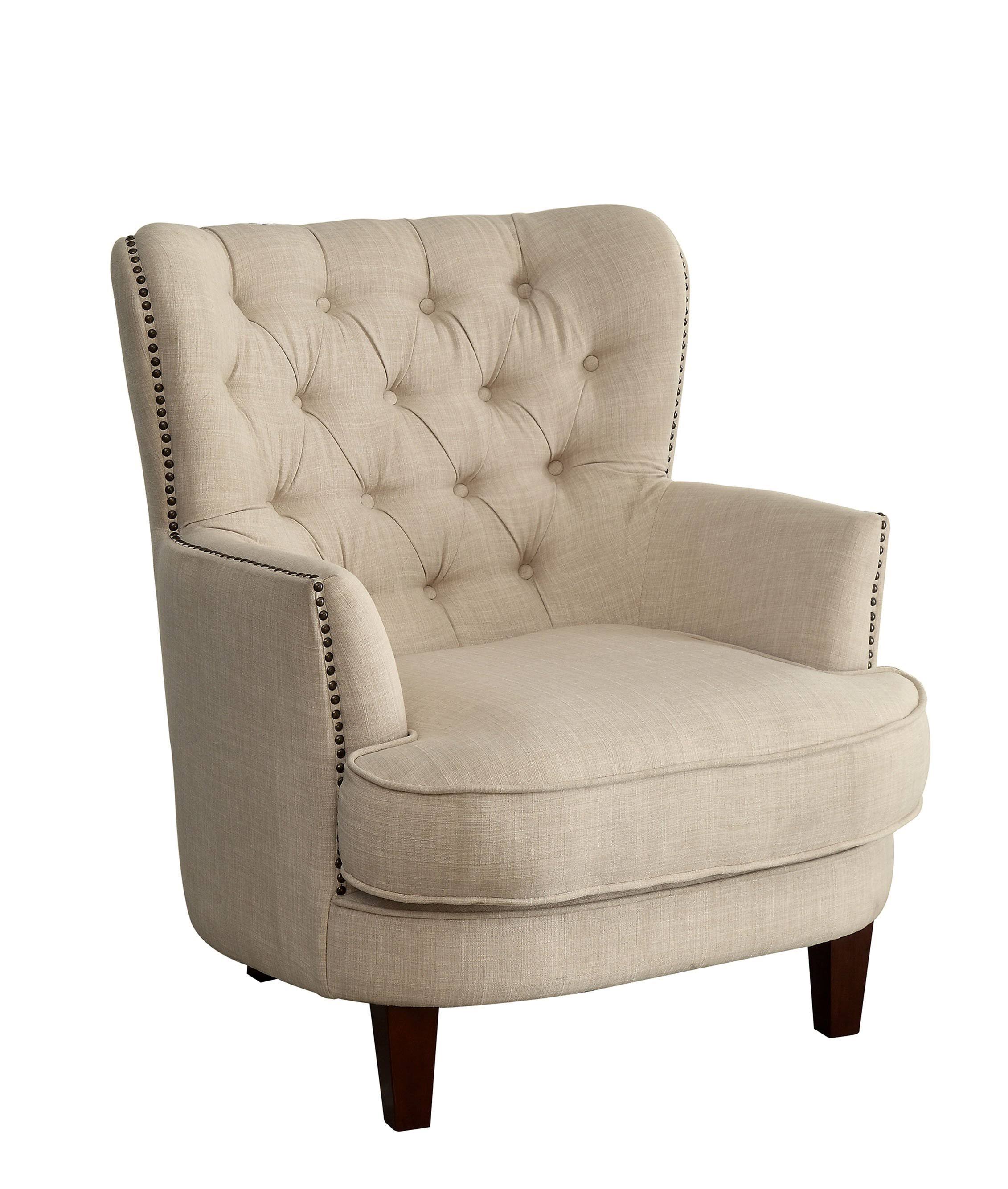 Furniture of America Jelisse Button Tufted Accent Chair