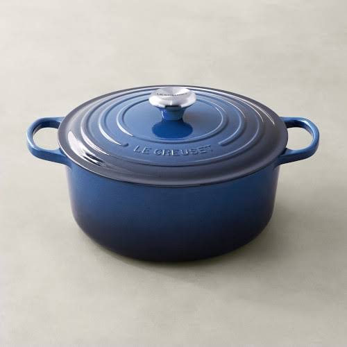Le Creuset Signature Cast Iron Round Dutch Oven, 7 1/4-Qt., Lapis | Williams Sonoma