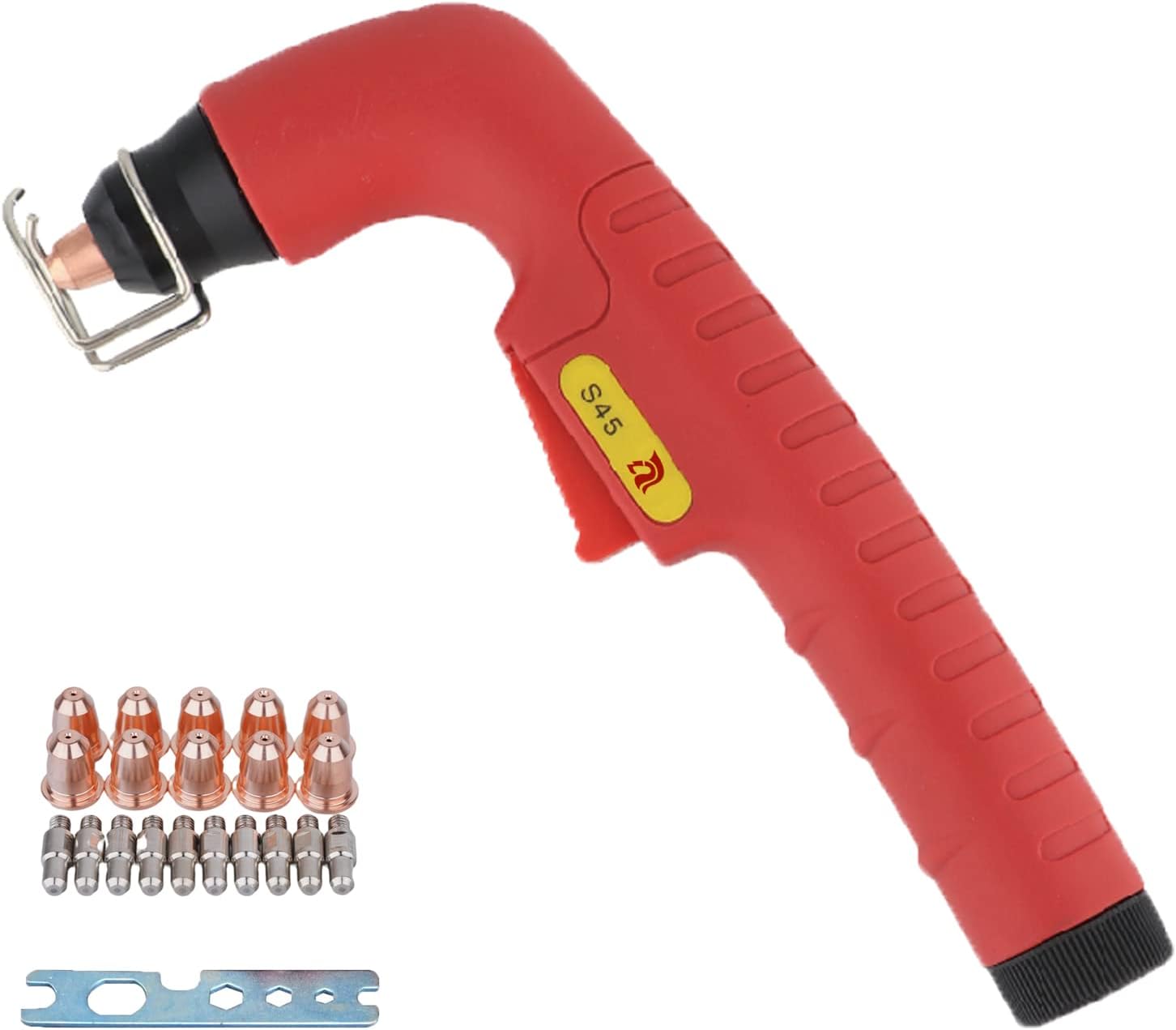Welding Knight S45 low frequency Plasma cutting Welding torch with plasma consumables kit Pack of 2