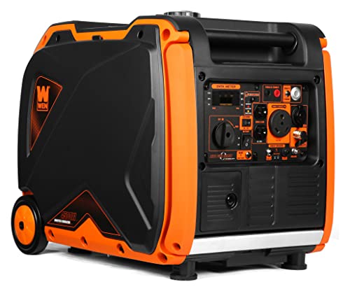 WEN Quiet 6800-Watt Dual Fuel RV-Ready Electric Start Portable Inverter Generator with Fuel Shut Off and CO Watchdog for Electric Vehicle Backup
