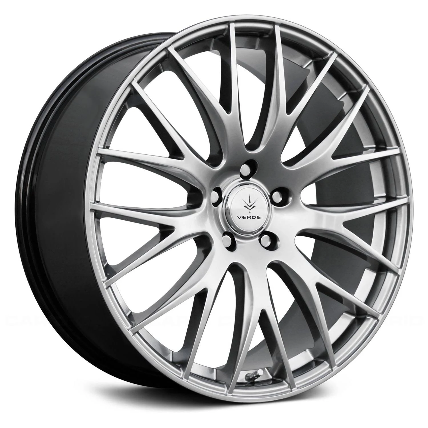 Verde Saga Wheel 18x8 5x120 Silver Dark 38mm